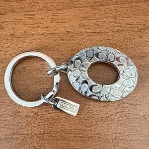 Coach Metallic Key Holder